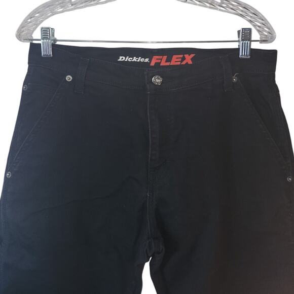 Dickies Flex Regular Black Caprenter Jean Pants 33X30 - Picture 2 of 7